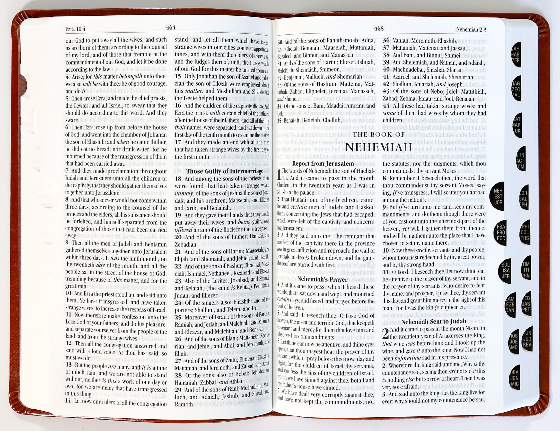 KJV Holy Bible Personal Caramel (Red Letter Edition)