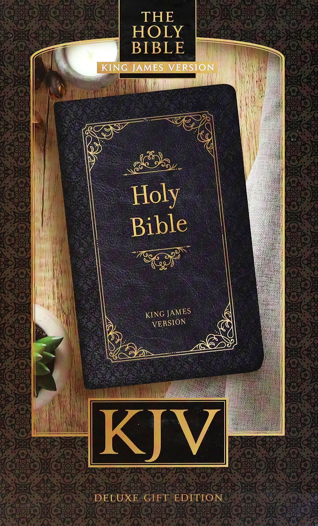 KJV Holy Bible Zip Midnight (Red Letter Edition)
