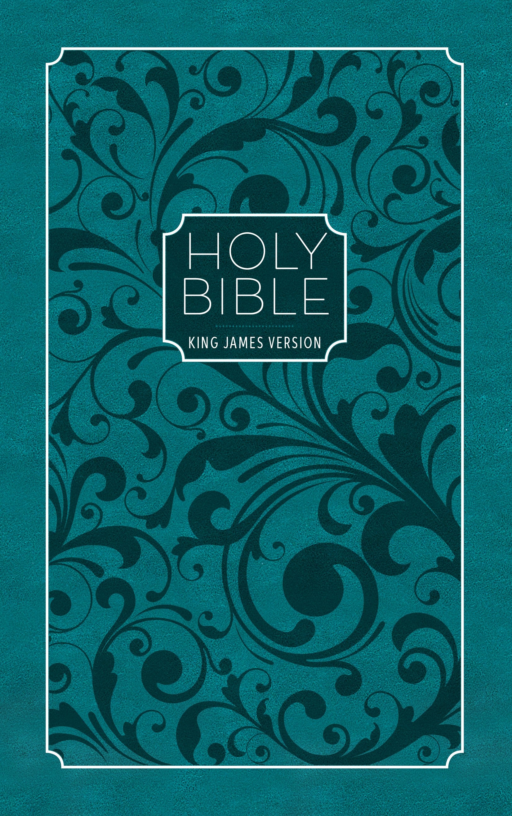 KJV Holy Bible Zip Turquoise (Red Letter Edition)
