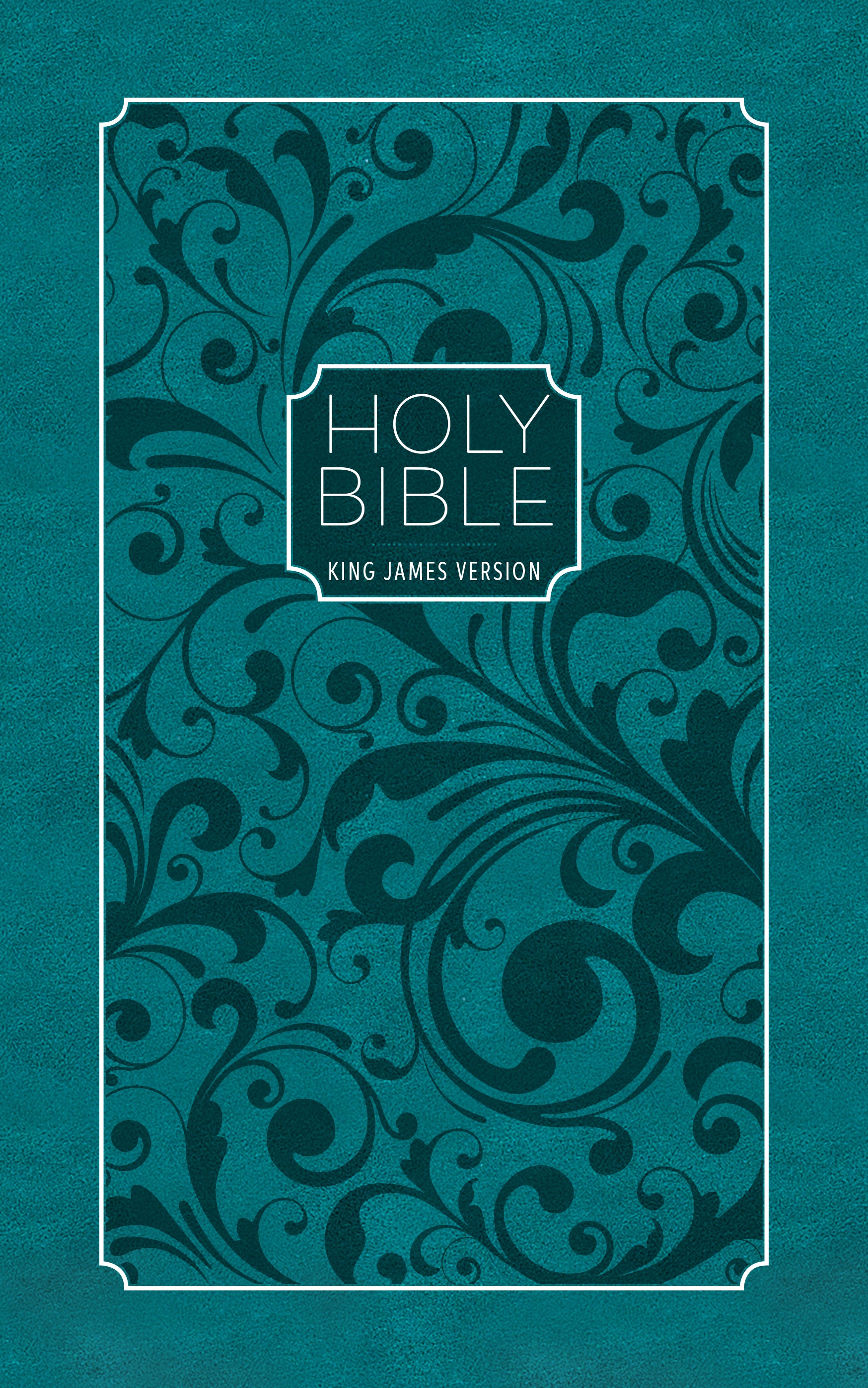 KJV Holy Bible Zip Turquoise (Red Letter Edition)