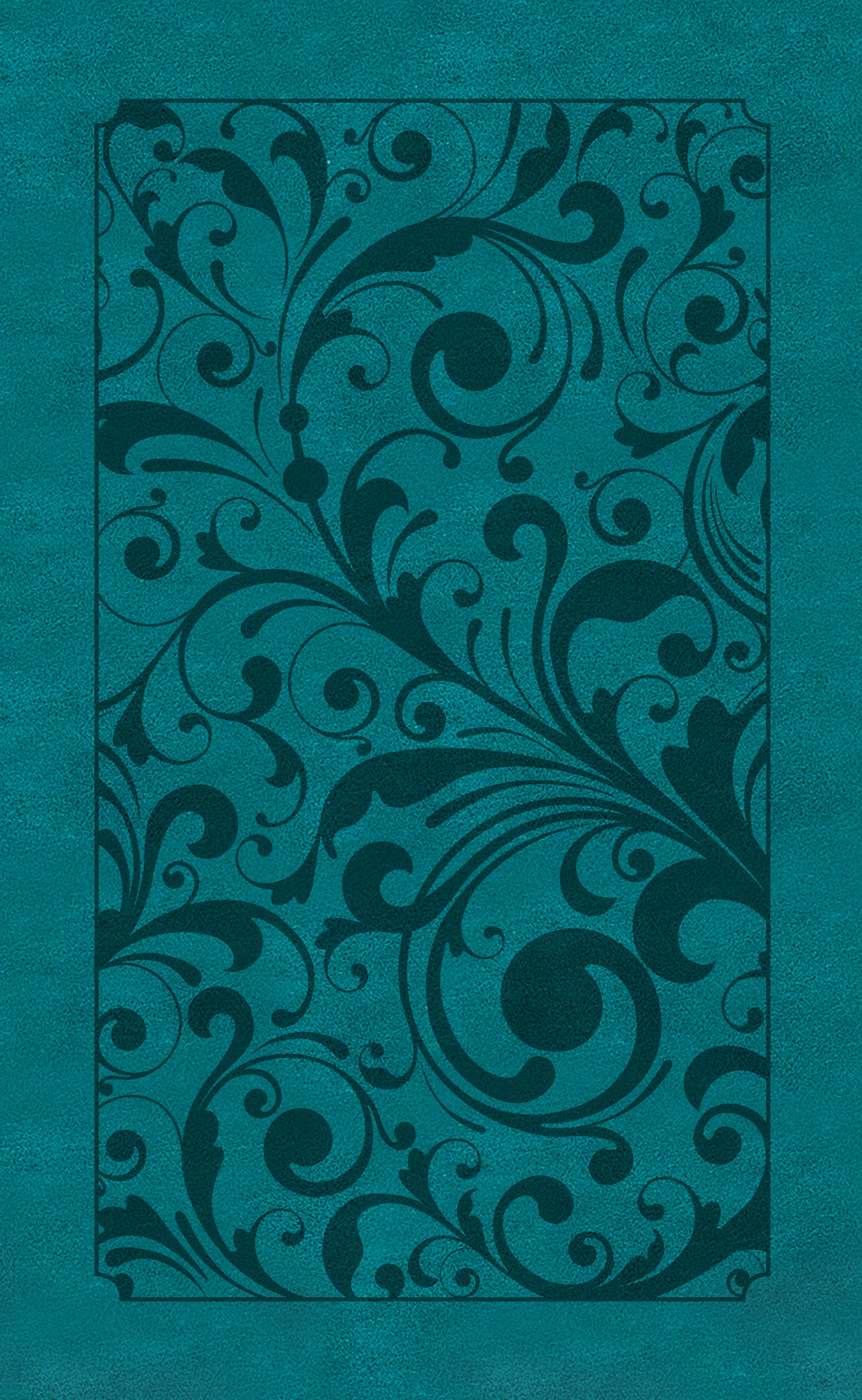 KJV Holy Bible Zip Turquoise (Red Letter Edition)