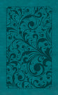 KJV Holy Bible Zip Turquoise (Red Letter Edition)