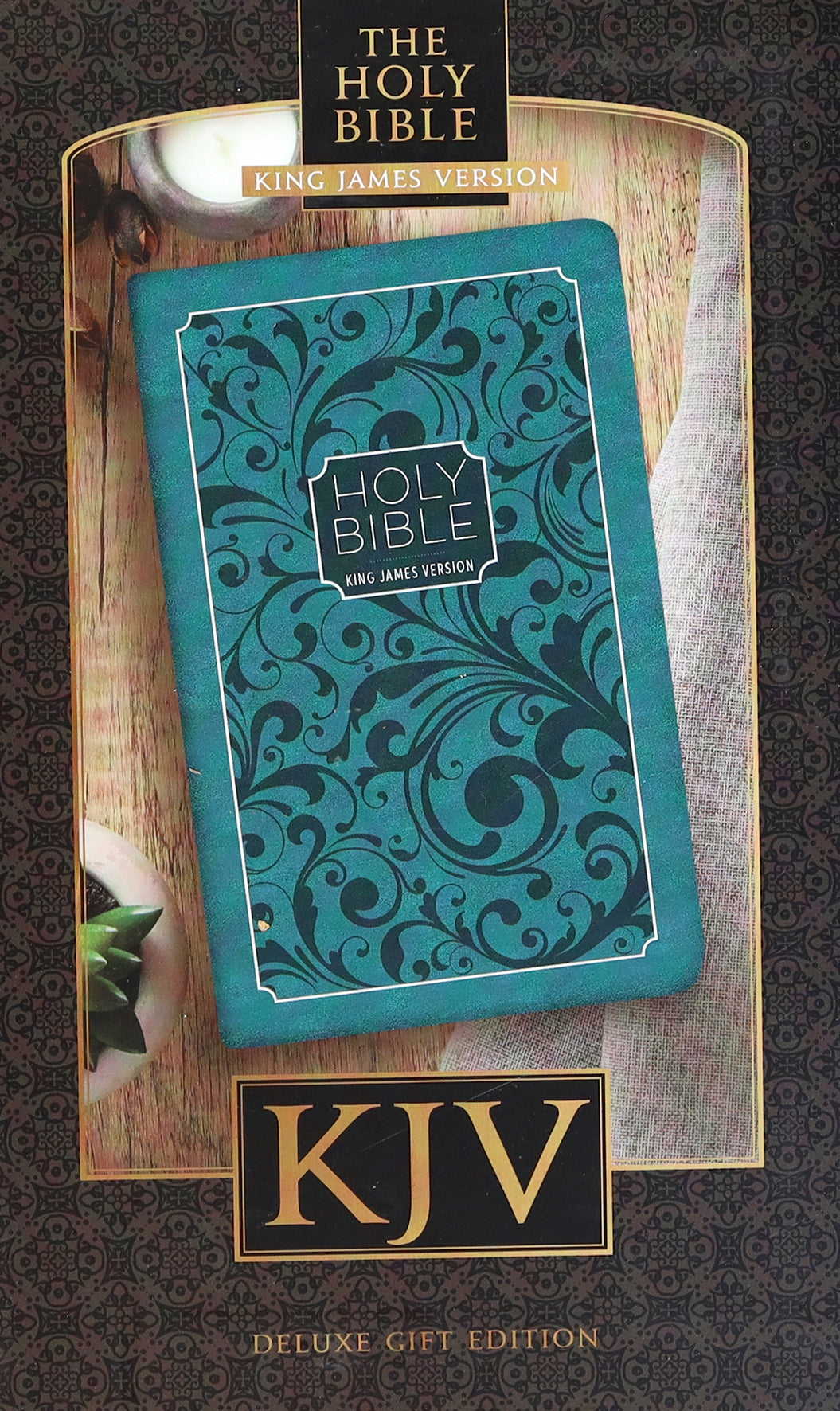 KJV Holy Bible Zip Turquoise (Red Letter Edition)