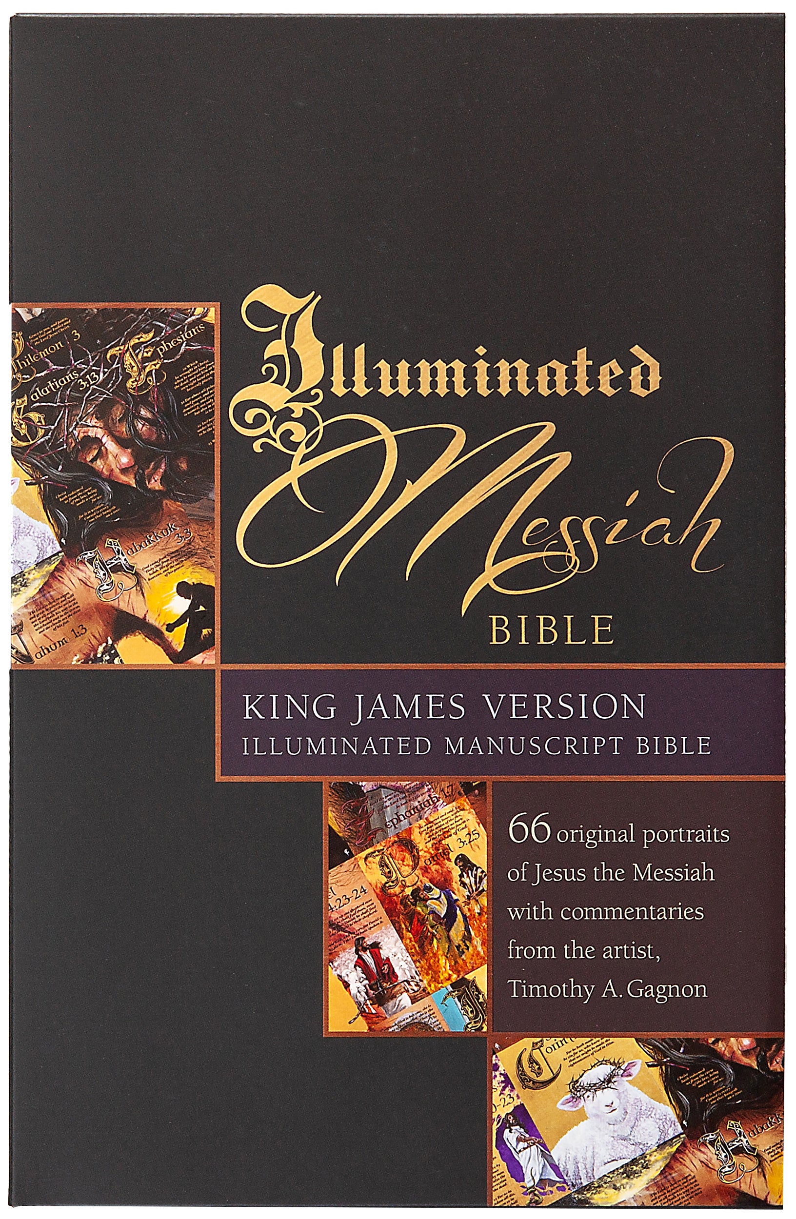 KJV Illuminated Messiah Bible 66 Portraits of Jesus