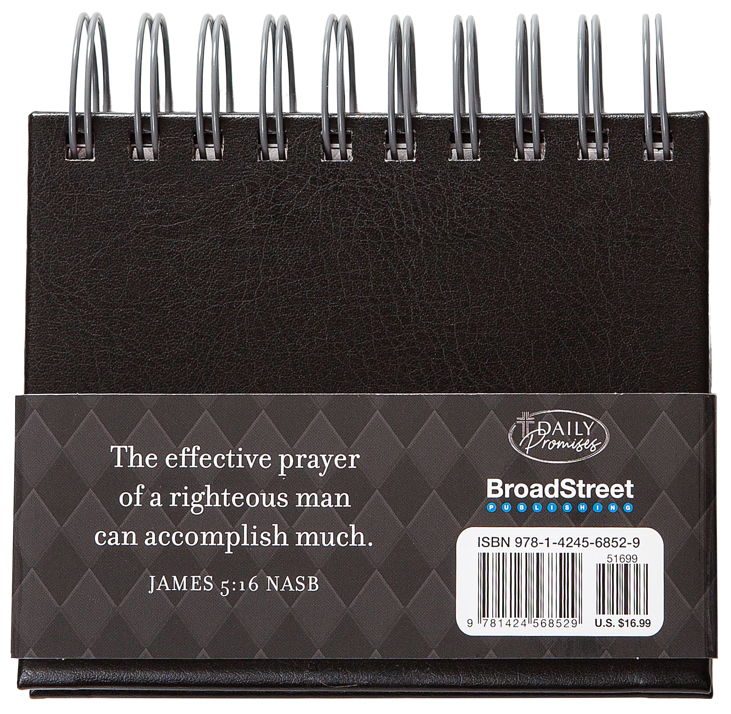 Perpetual Calendar: Prayers & Promises for Men: Daily Promises (Faux Leather Cover)