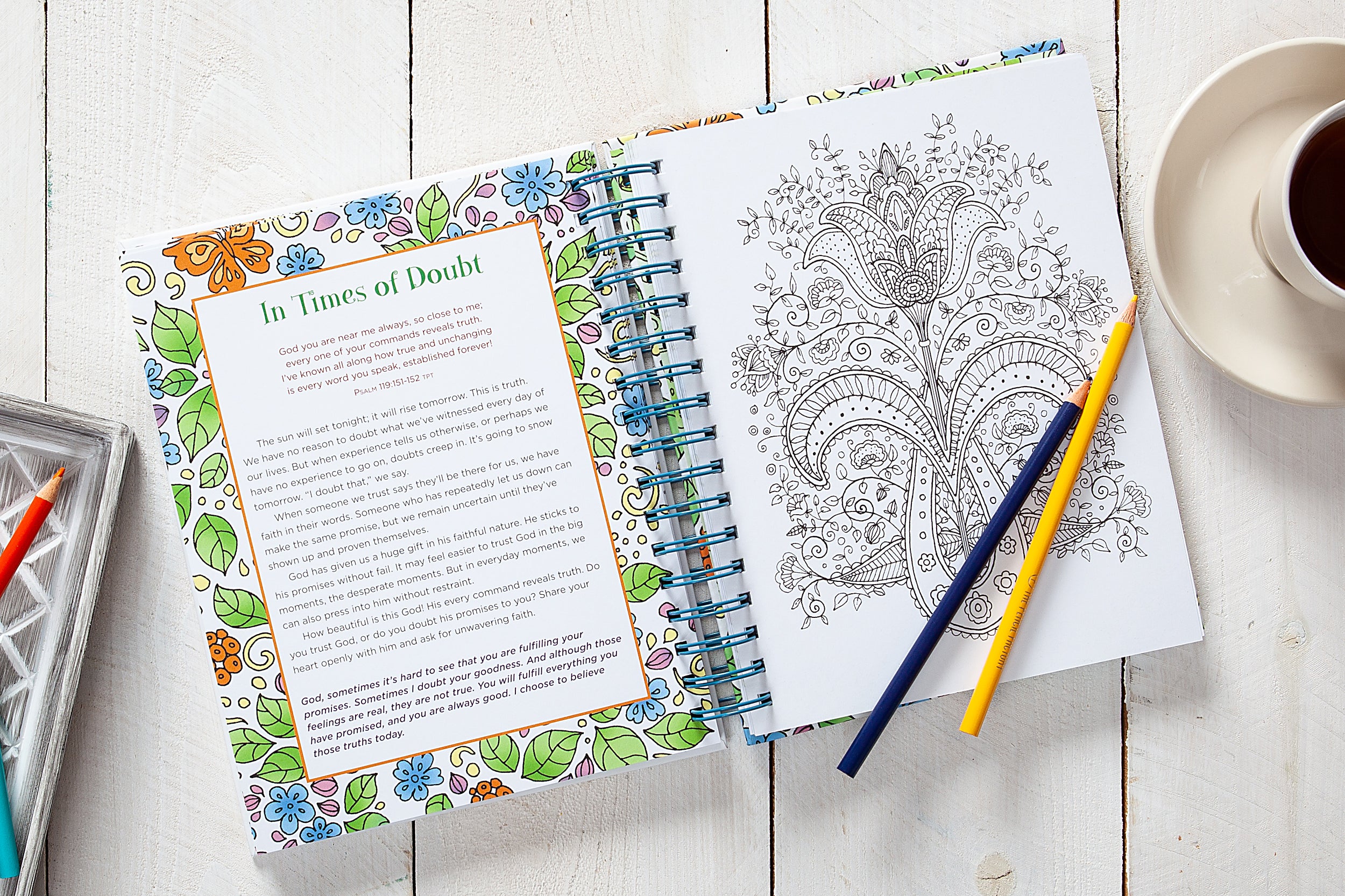 A Little God Time for Women: Devotional Coloring Book