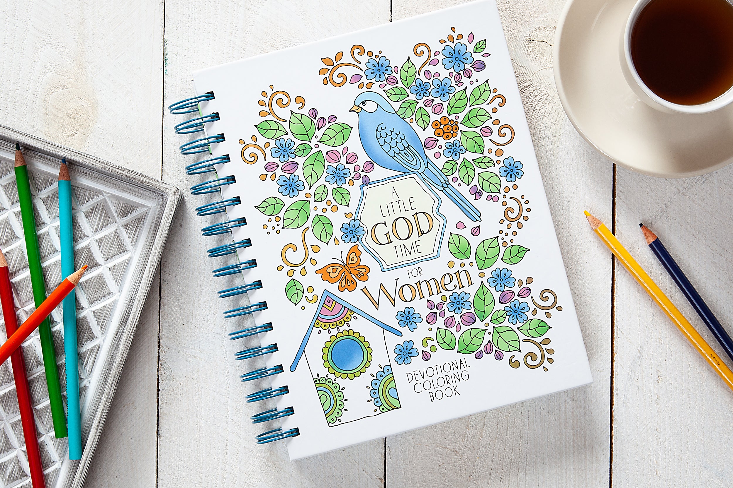 A Little God Time for Women: Devotional Coloring Book