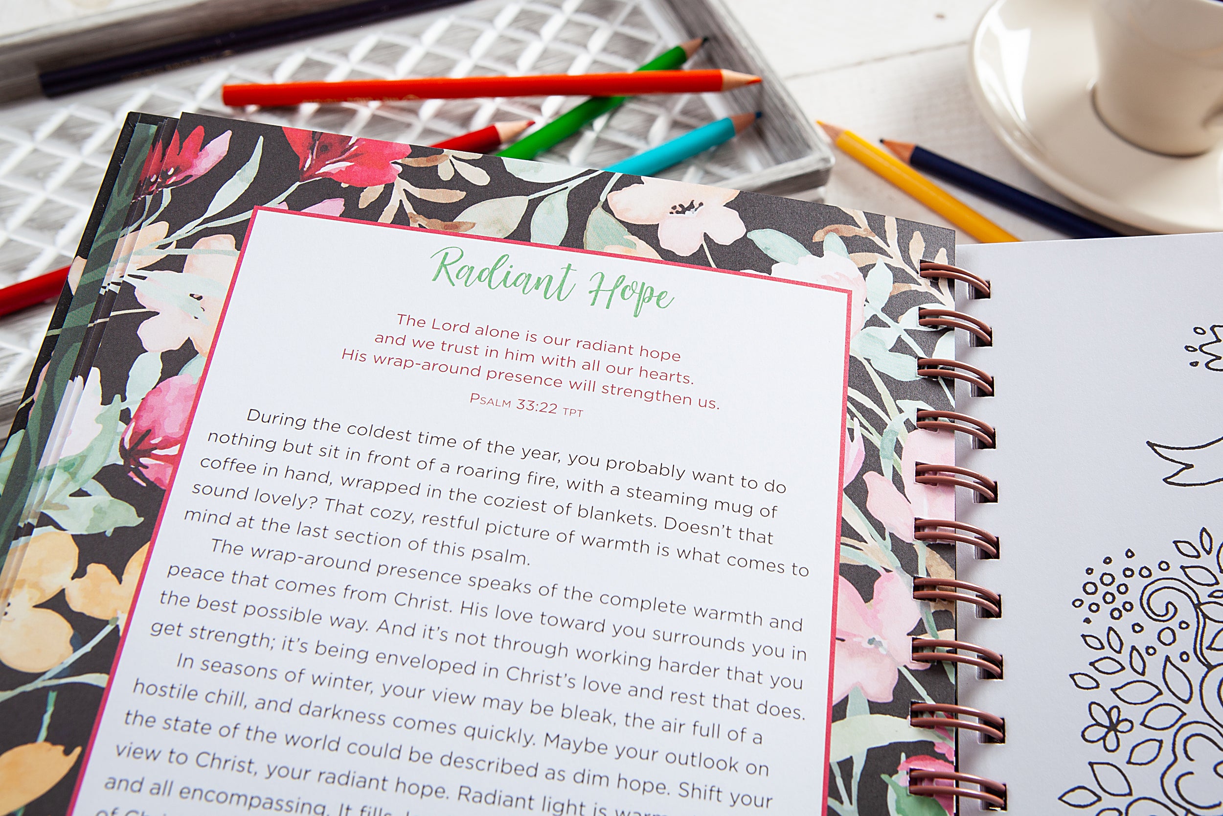 Think on These Things: Devotional Coloring Book