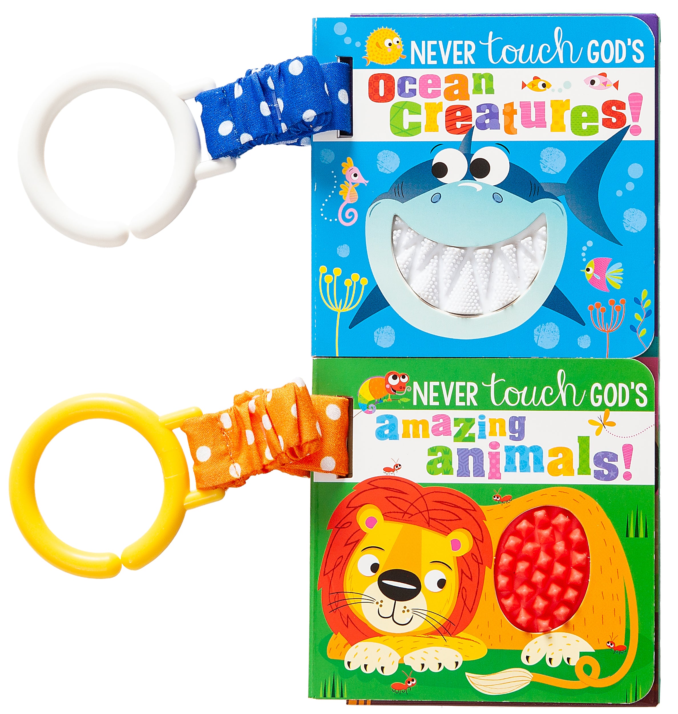 Never Touch Stroller Books (2 Pack): God's Ocean Creatures/God's Amazing Animals