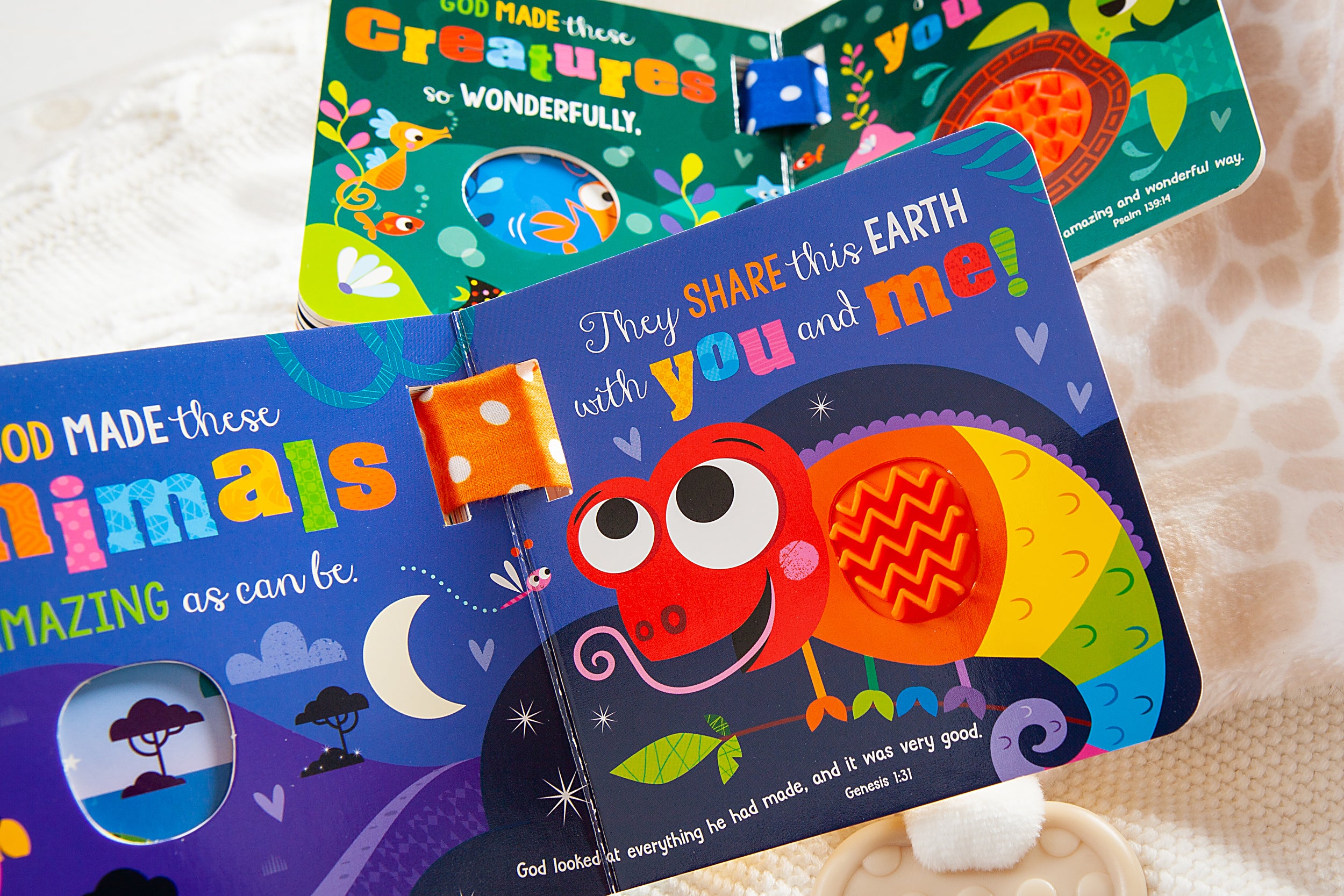 Never Touch Stroller Books (2 Pack): God's Ocean Creatures/God's Amazing Animals