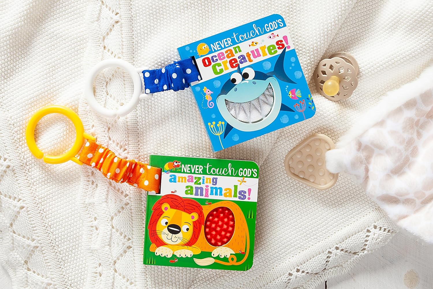 Never Touch Stroller Books (2 Pack): God's Ocean Creatures/God's Amazing Animals