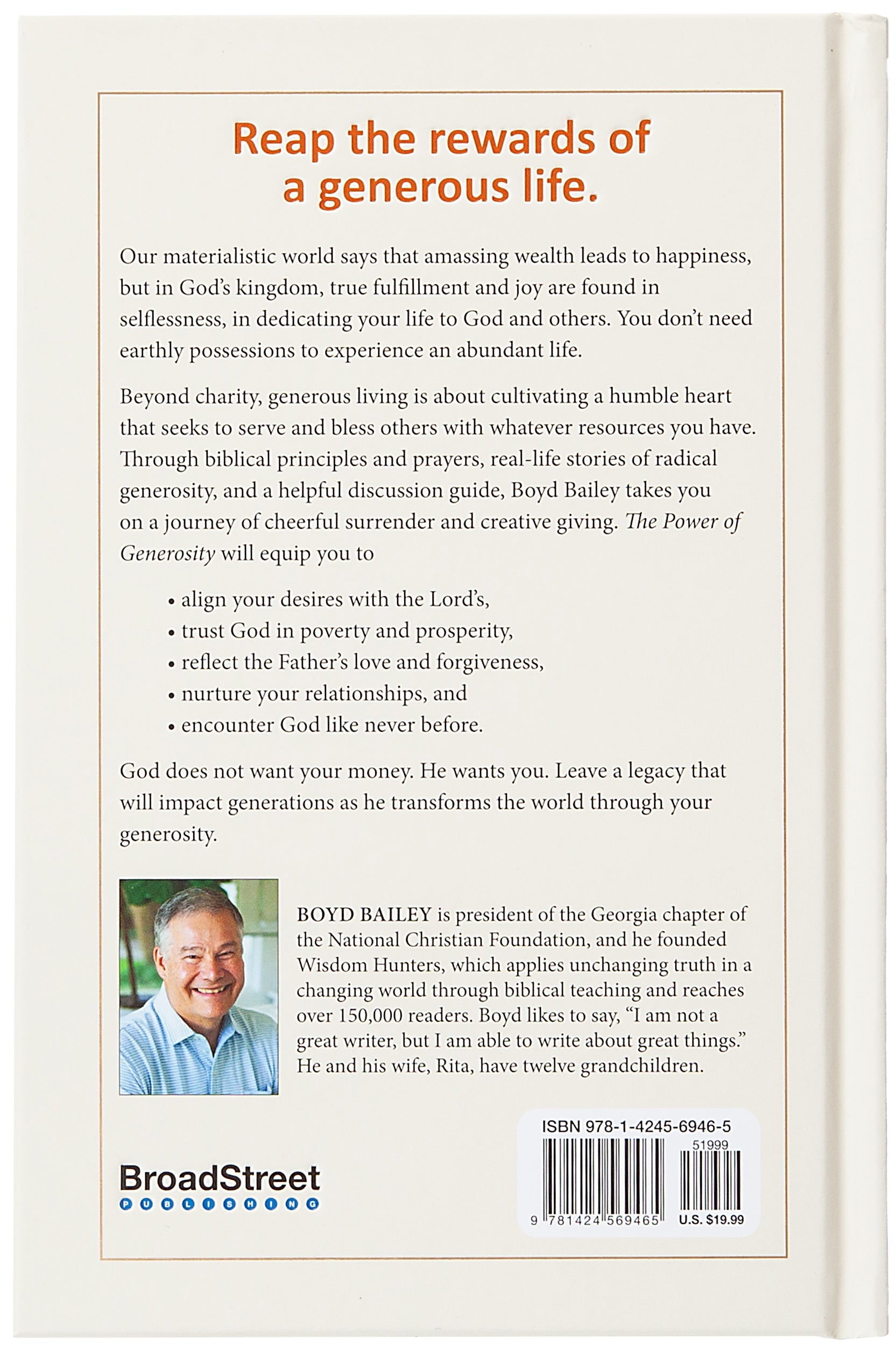 The Power of Generosity: Experiencing God's Amazing Abundance