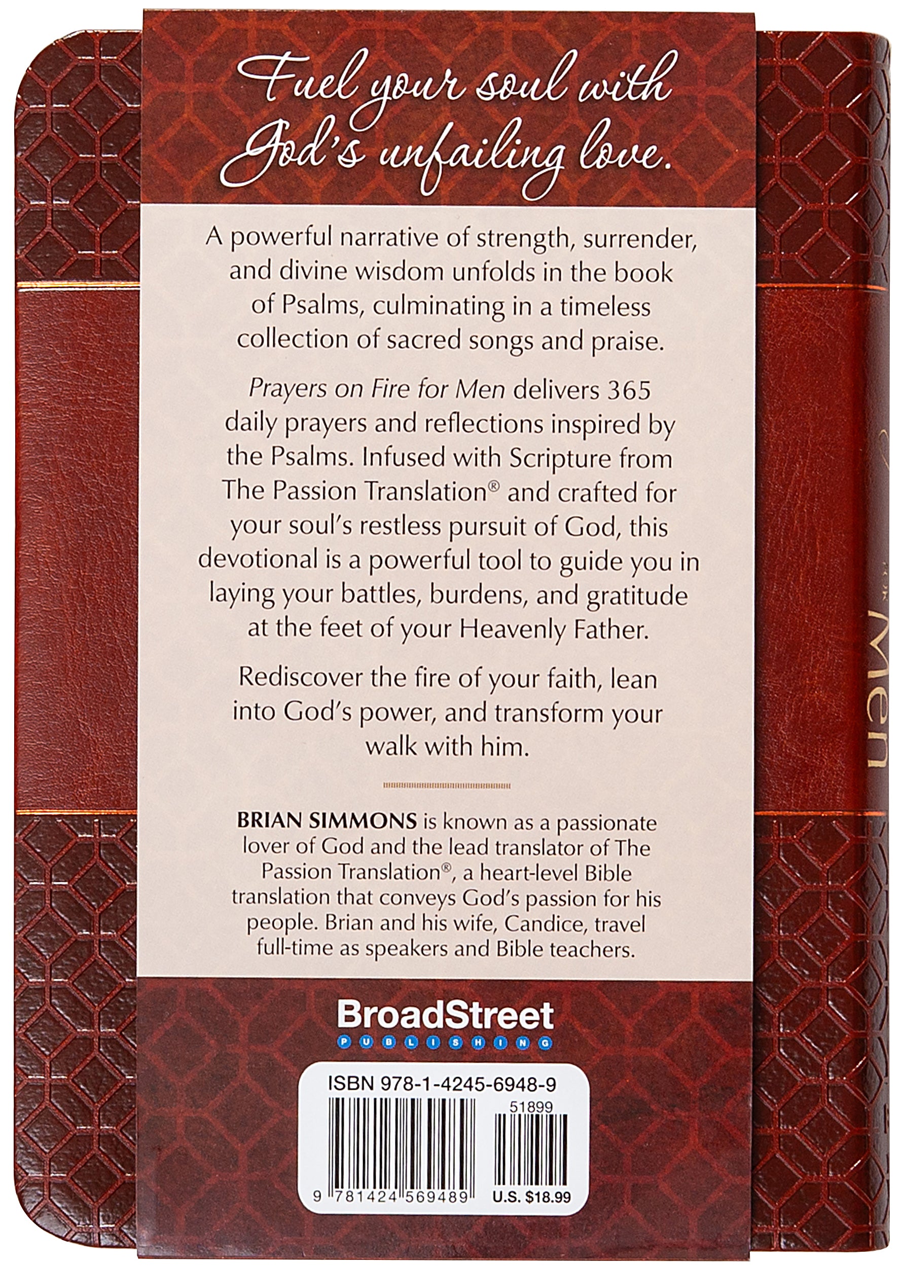 Prayers on Fire for Men: 365 Days of Praying the Psalms