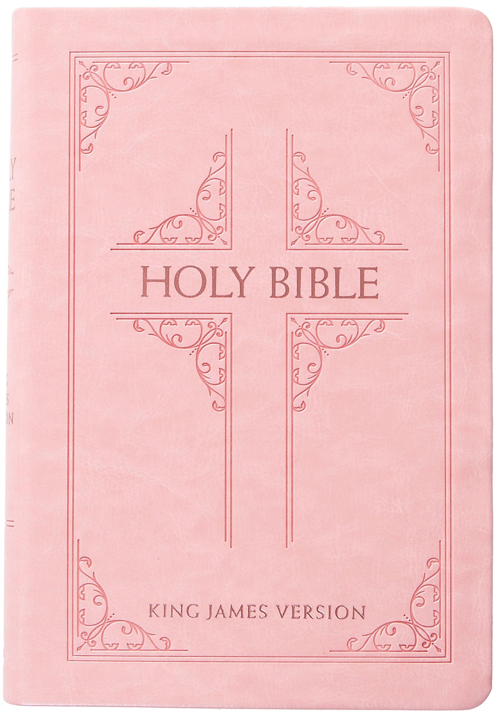 KJV Holy Bible Giant Print Blush Indexed (Red Letter Edition)