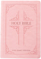 KJV Holy Bible Giant Print Blush Indexed (Red Letter Edition)