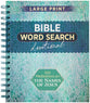 Bible Word Search Devotional: 100 Meditations on the Names of Jesus (Large Print)