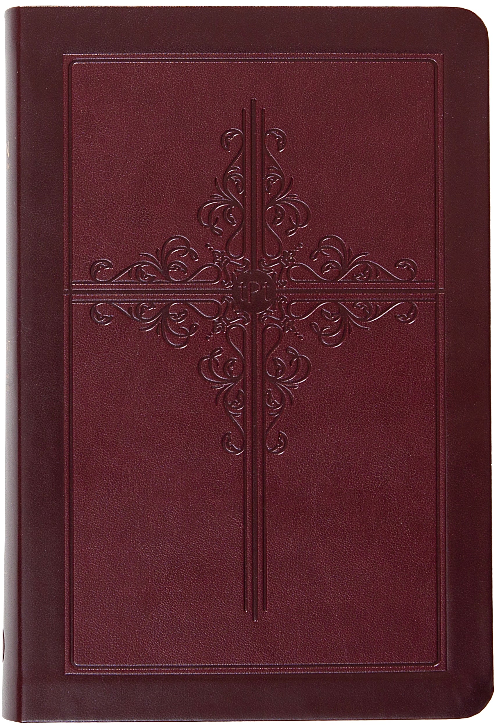 TPT New Testament 2020, Compact Giant Print, Burgundy (Black Letter Edition) (With Psalms, Proverbs and The Song Of Songs)