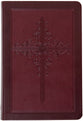 TPT New Testament 2020, Compact Giant Print, Burgundy (Black Letter Edition) (With Psalms, Proverbs and The Song Of Songs)