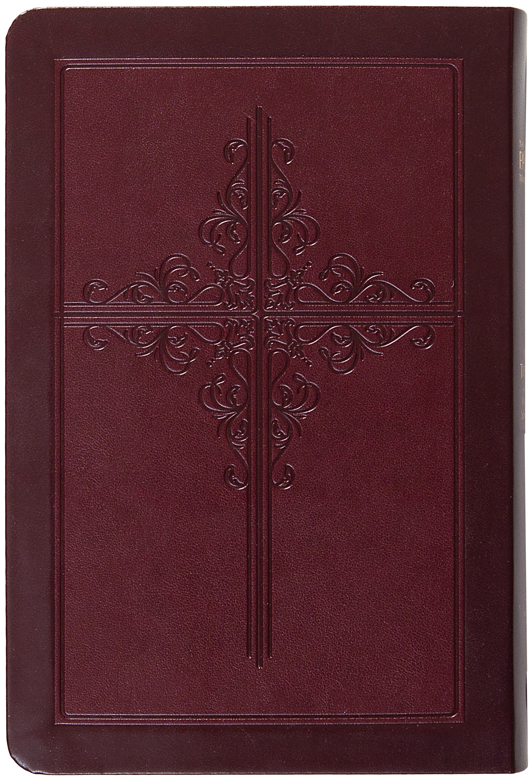 TPT New Testament 2020, Compact Giant Print, Burgundy (Black Letter Edition) (With Psalms, Proverbs and The Song Of Songs)