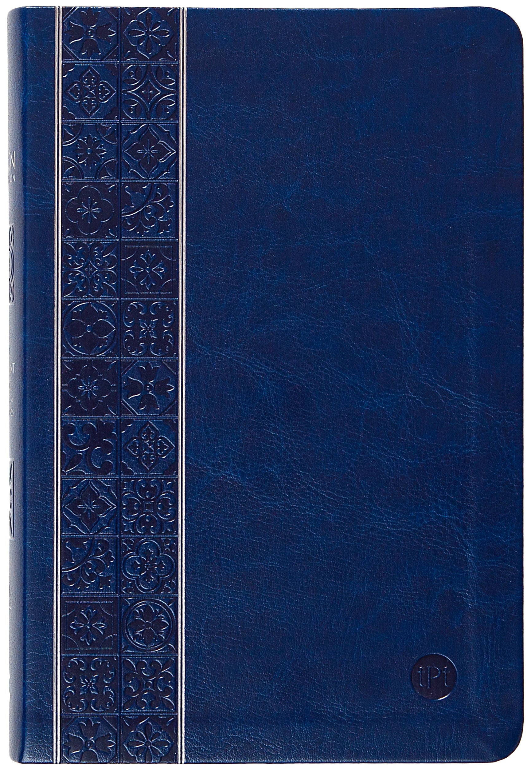 TPT New Testament 2020, Compact Giant Print, Navy (Black Letter Edition) (With Psalms, Proverbs and The Song Of Songs)