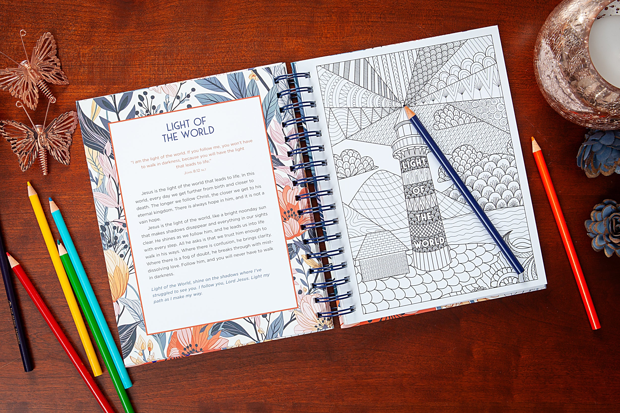 In Jesus' Name: Devotional Coloring Book
