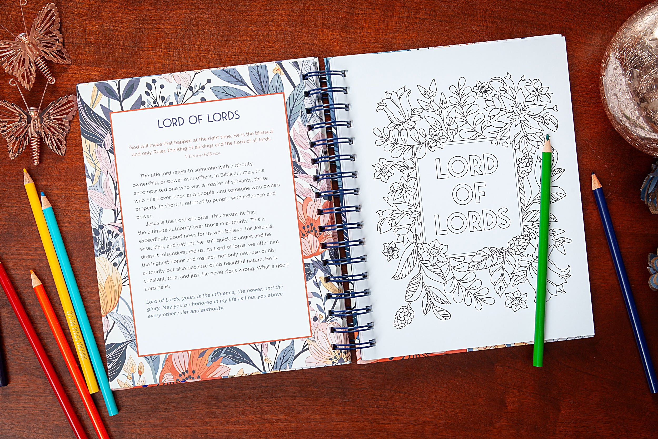 In Jesus' Name: Devotional Coloring Book