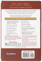 KJV Holy Bible Giant Print Compact Sienna Indexed (Red Letter Edition)