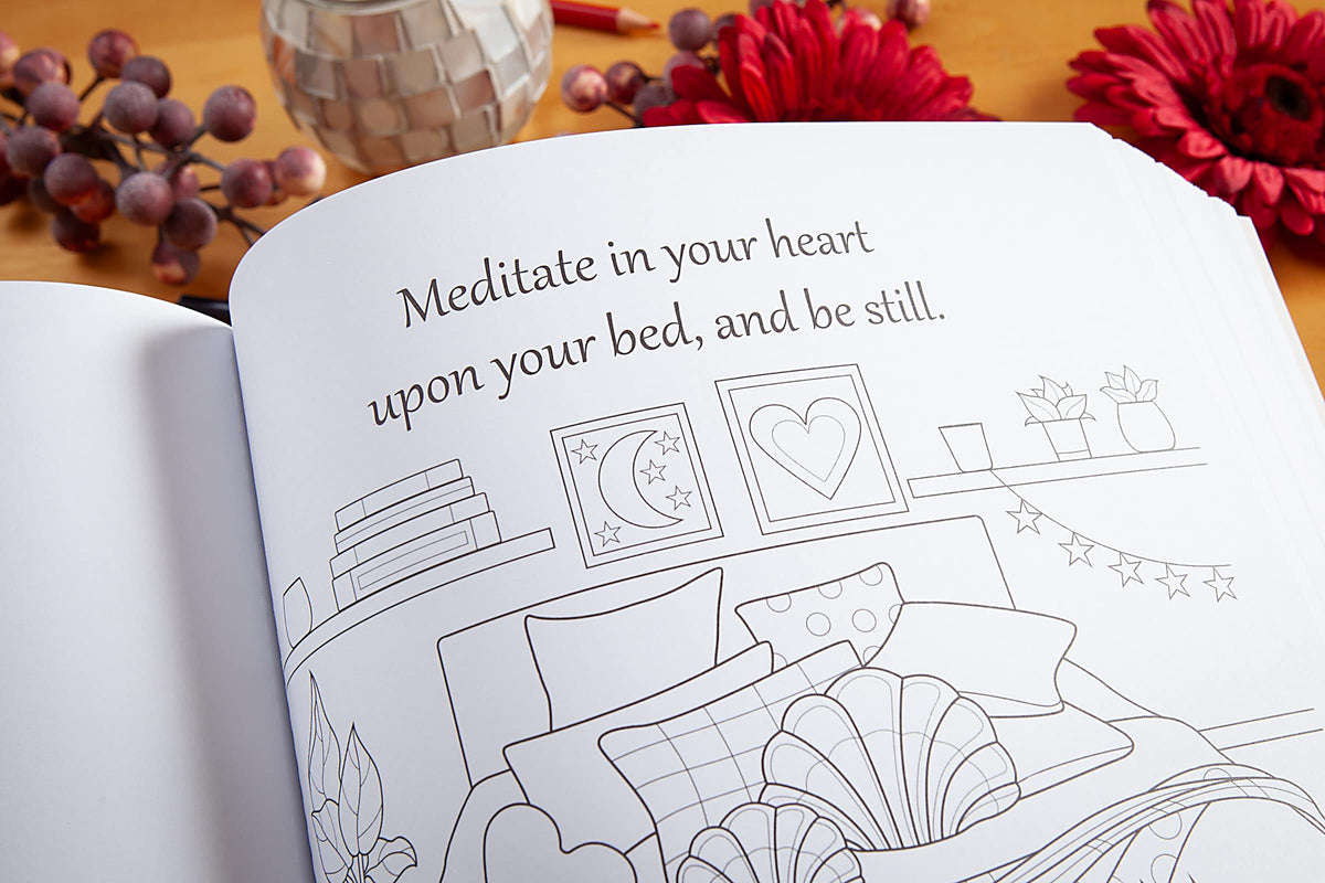 Quiet Time with God: Coloring Book