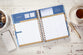 2027 12-Month Weekly Diary/Planner: For I Know the Plans (Blue Floral)