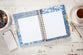 2027 12-Month Weekly Diary/Planner: For I Know the Plans (Blue Floral)