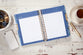 2027 12-Month Weekly Diary/Planner: For I Know the Plans (Blue Floral)