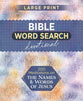 Bible Word Search Devotional: Names & Words of Jesus (Large Print)