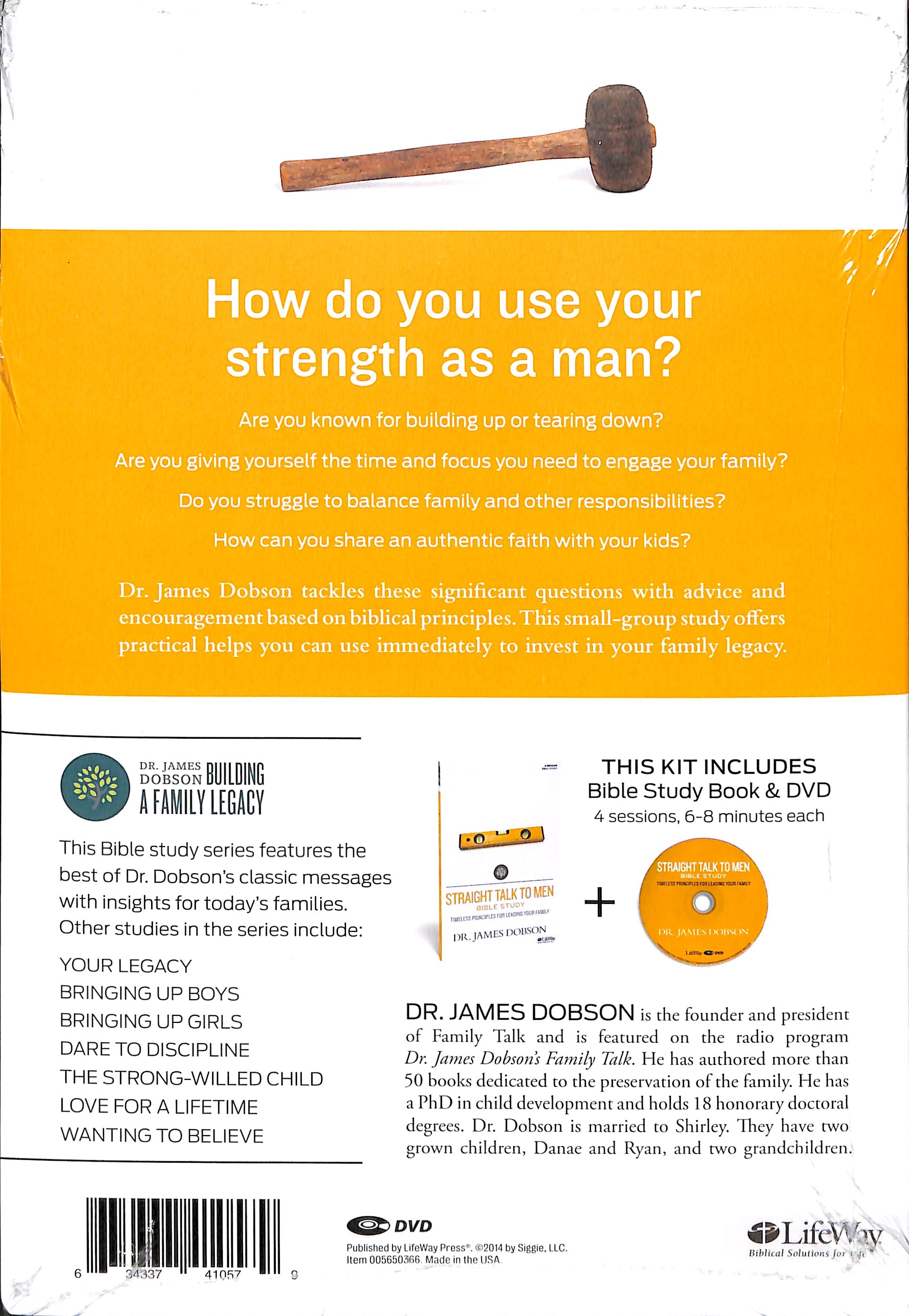 Straight Talk to Men: Timeless Principles For Leading Your Family (Leader Kit) (Building A Family Legacy Series)