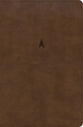 CSB Personal Size Giant Print Bible Brown Indexed (Red Letter Edition)