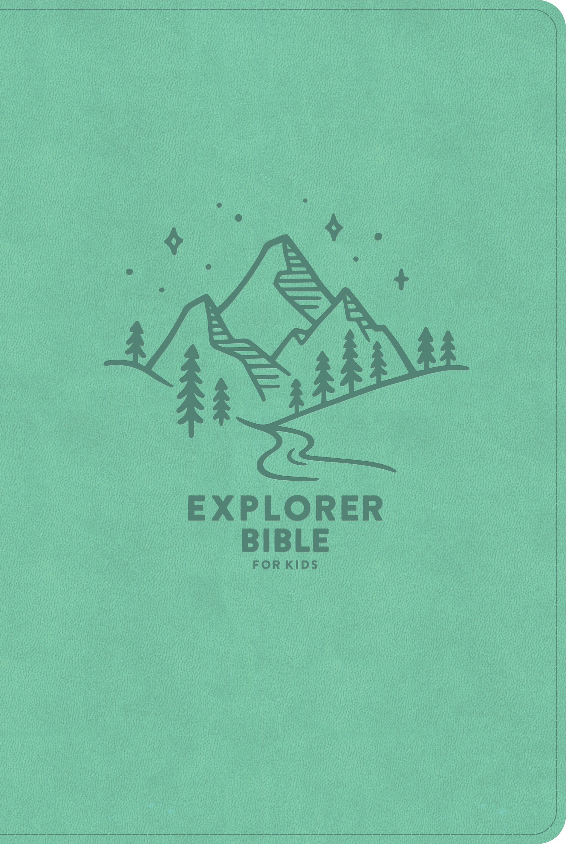 CSB Explorer Bible For Kids Light Teal Mountains
