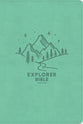 CSB Explorer Bible For Kids Light Teal Mountains