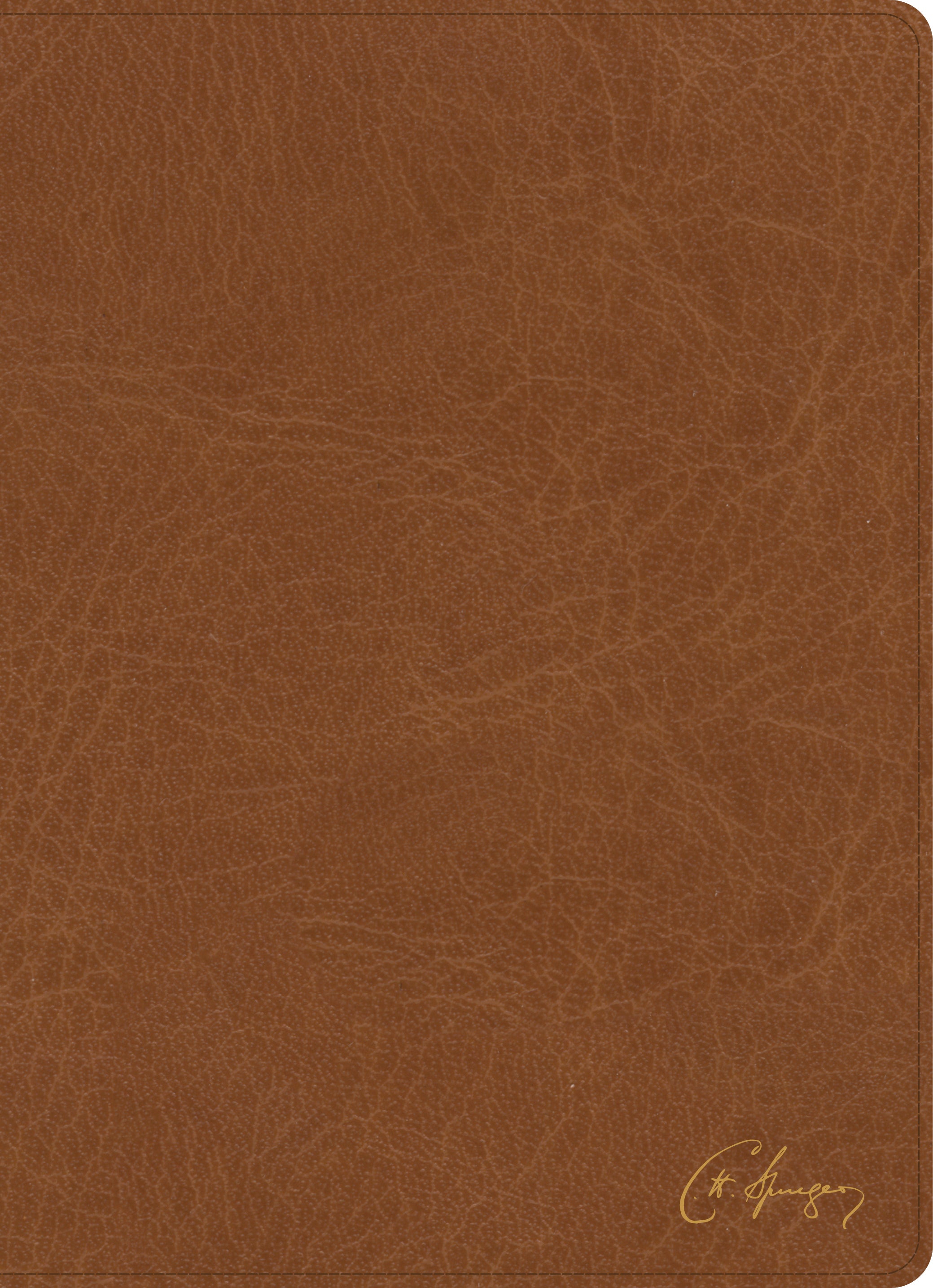 KJV Spurgeon Study Bible Tan (Black Letter Edition)