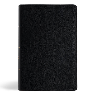 CSB Everyday Study Bible Black (Black Letter Edition)