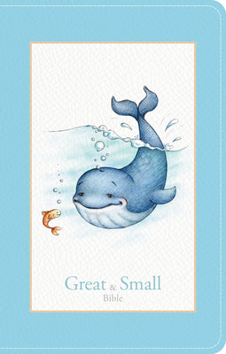 KJV Great and Small Bible Baby Blue: A Keepsake Bible For Babies (Red Letter Edition)