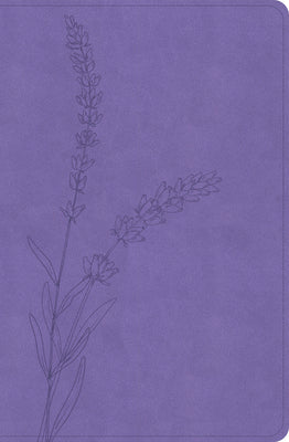 KJV Personal Size Giant Print Bible Lavender Indexed (Red Letter Edition)