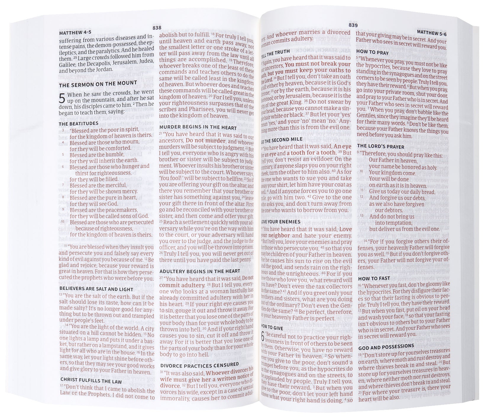 CSB Here's Hope Bible (Red Letter Edition)