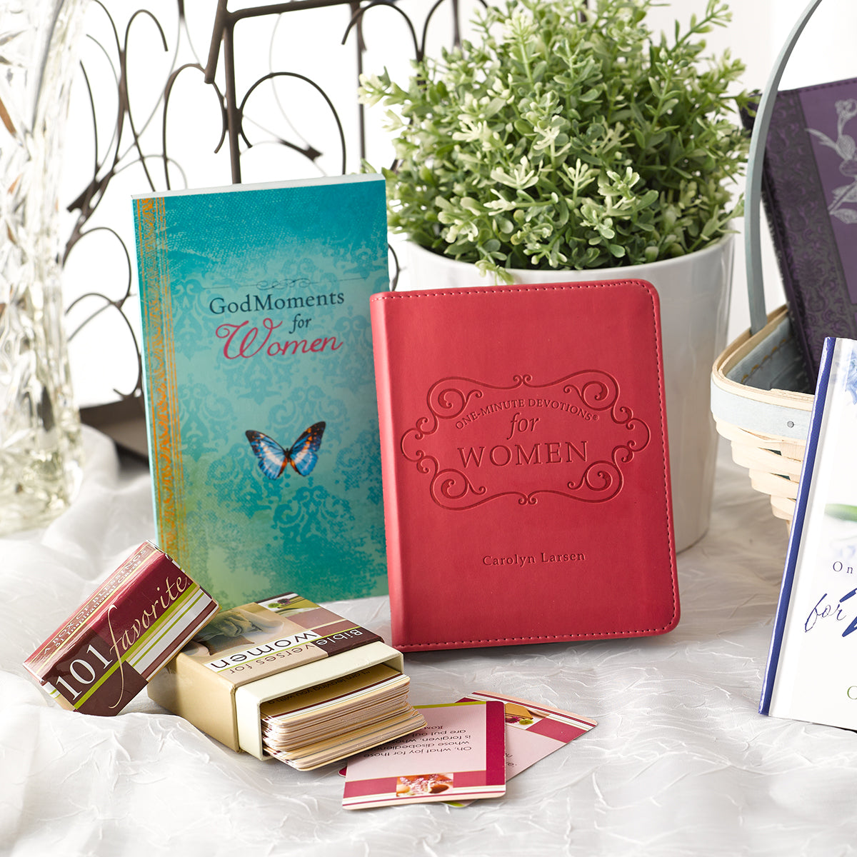 One Minute Devotions: For Women Pink Luxleather