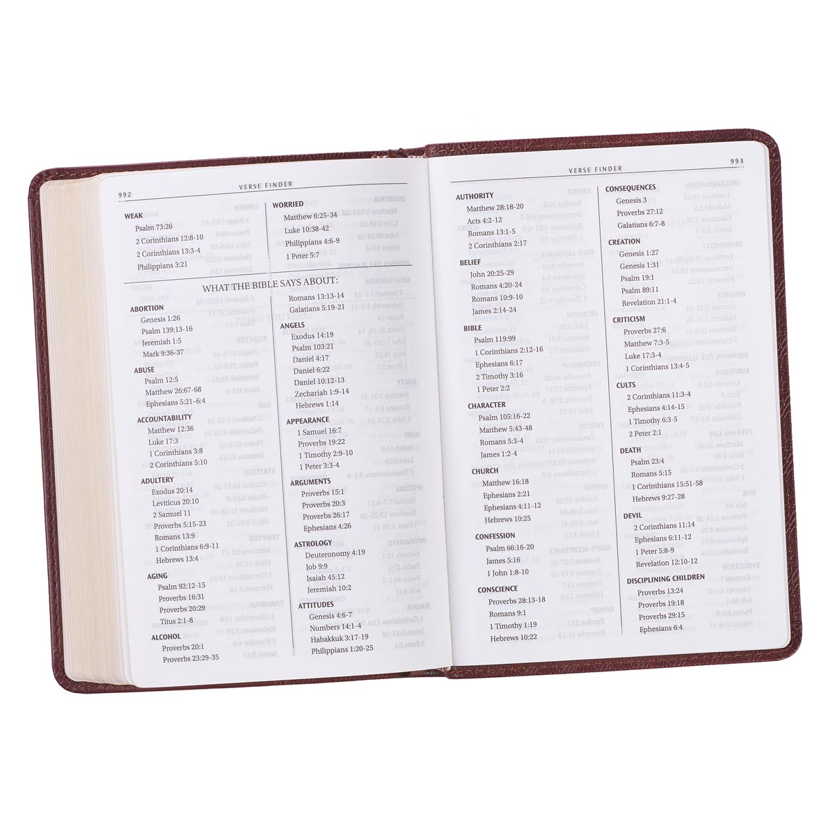 KJV Pocket Bible Brown (Red Letter Edition)