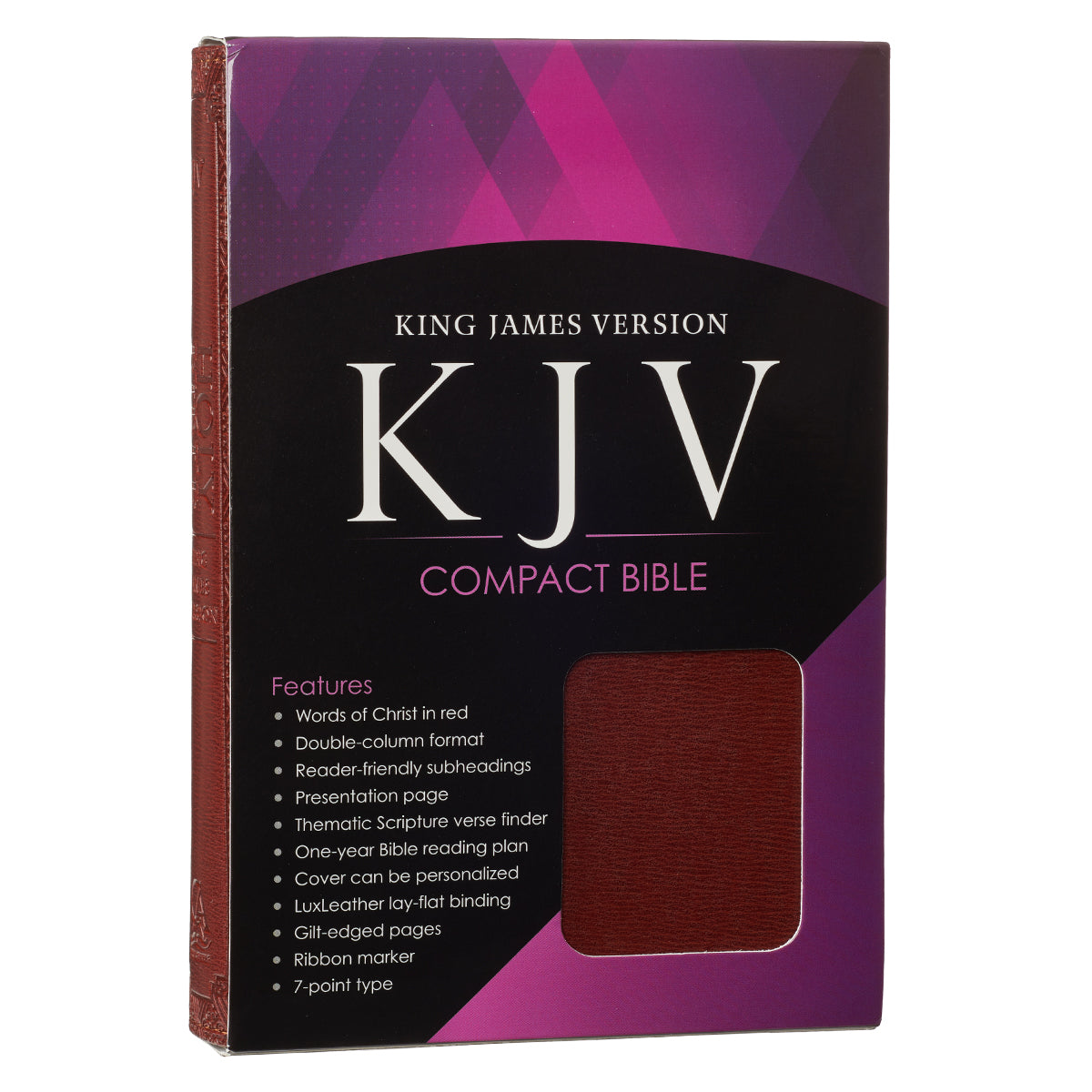 KJV Pocket Bible Brown (Red Letter Edition)