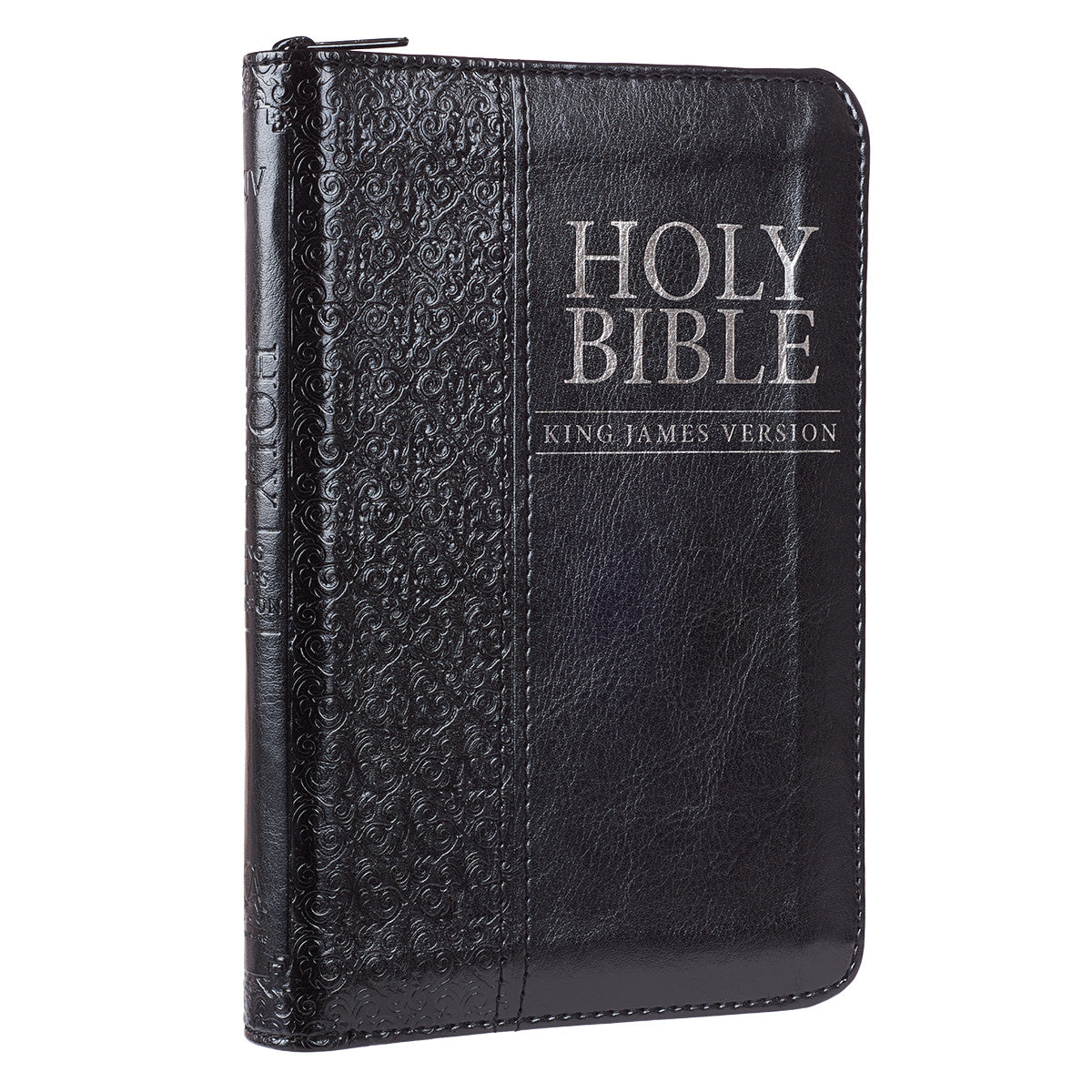 KJV Mini Pocket Edition Zippered Black (Red Letter Edition)