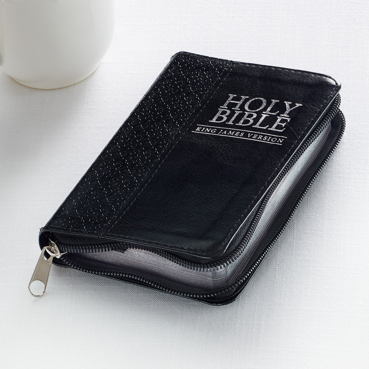 KJV Mini Pocket Edition Zippered Black (Red Letter Edition)