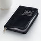 KJV Mini Pocket Edition Zippered Black (Red Letter Edition)
