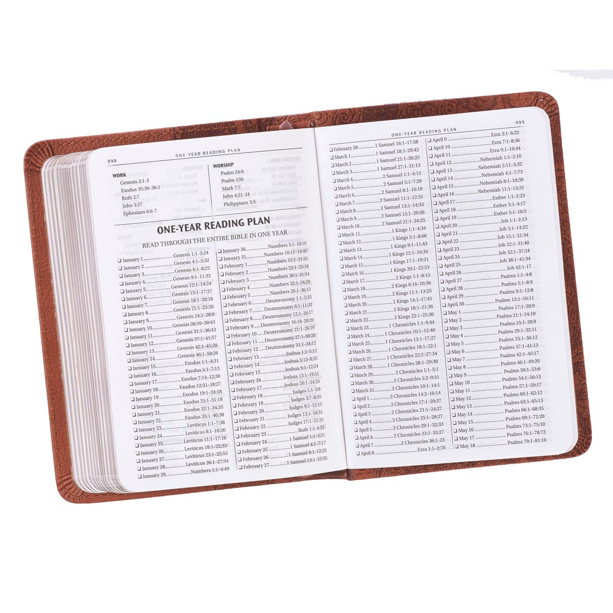 KJV Mini Pocket Bible Tan (Red Letter Edition)