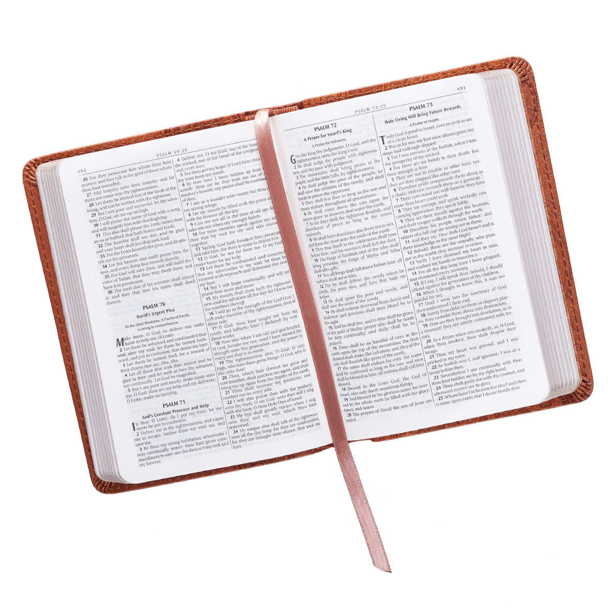 KJV Mini Pocket Bible Tan (Red Letter Edition)