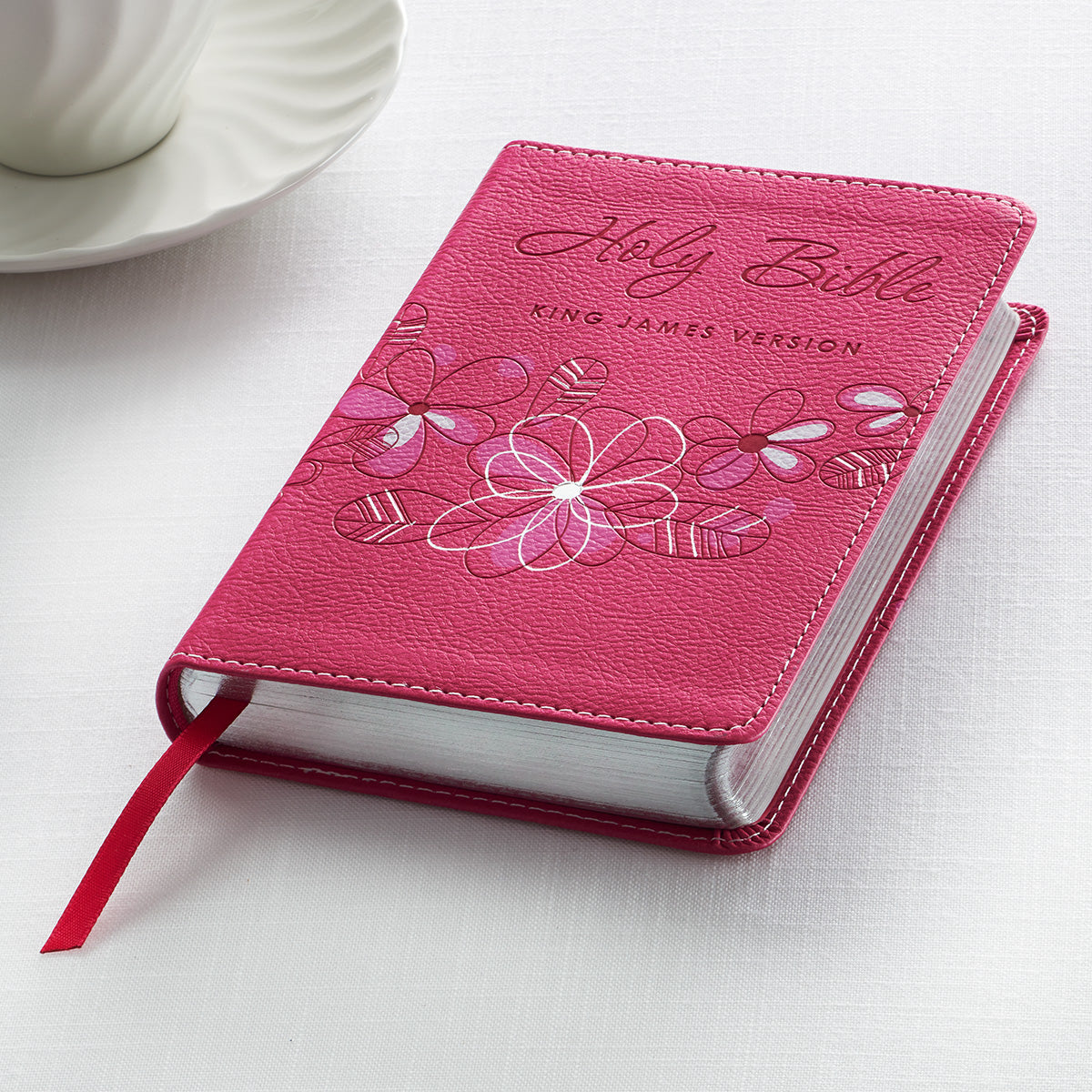 KJV Trendy Pocket Edition Pink Red Letter Edition